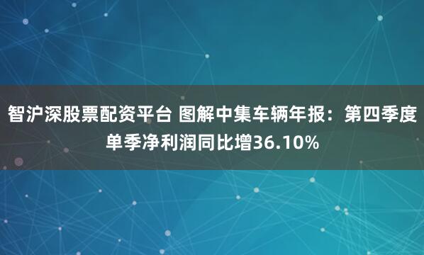 智沪深股票配资平台 图解中集车辆年报：第四季度单季净利润同比增36.10%