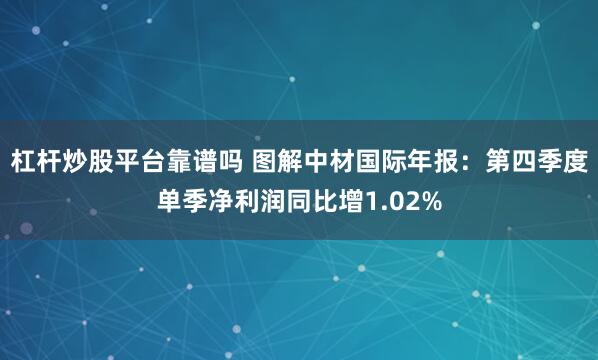 杠杆炒股平台靠谱吗 图解中材国际年报：第四季度单季净利润同比增1.02%