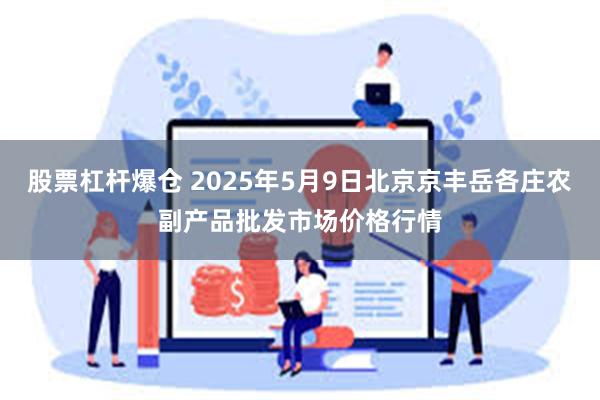 股票杠杆爆仓 2025年5月9日北京京丰岳各庄农副产品批发市场价格行情