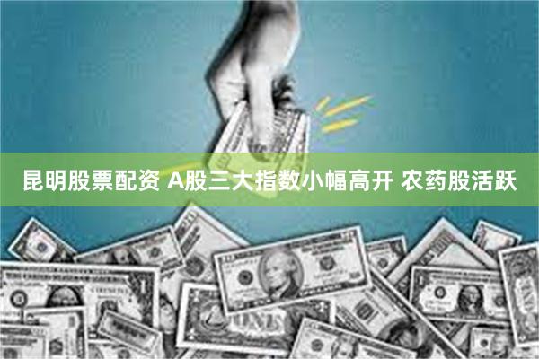 昆明股票配资 A股三大指数小幅高开 农药股活跃