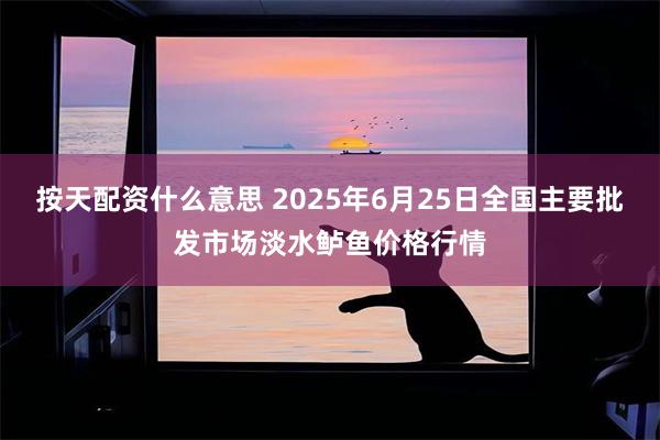 按天配资什么意思 2025年6月25日全国主要批发市场淡水鲈鱼价格行情